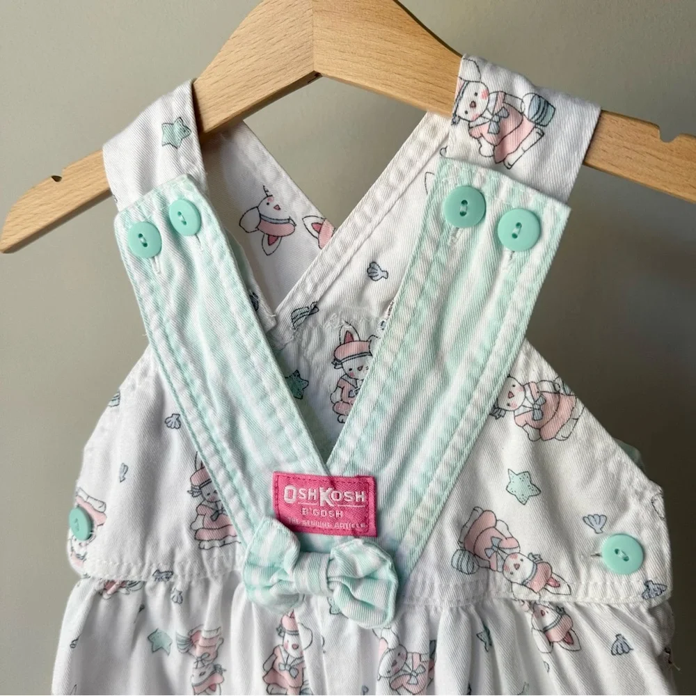 OshKosh B’gosh Vintage Bunny Overalls